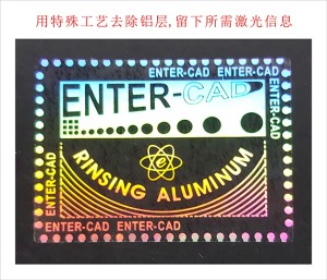 洗铝镂空草莓视频二维码下载标签